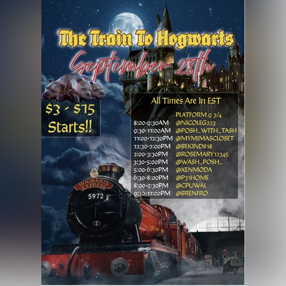 Dresses & Skirts - 🚂 September 28th! TRAIN TO HOGWARTS 🚂 LIKE ❤️ This Listing To Be Notified!!